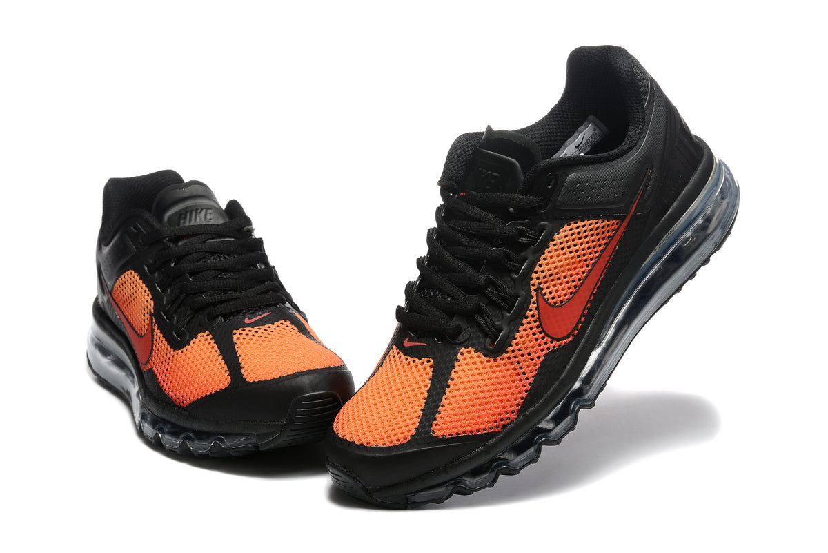 Nike Air Max Sneakers – Black & Orange